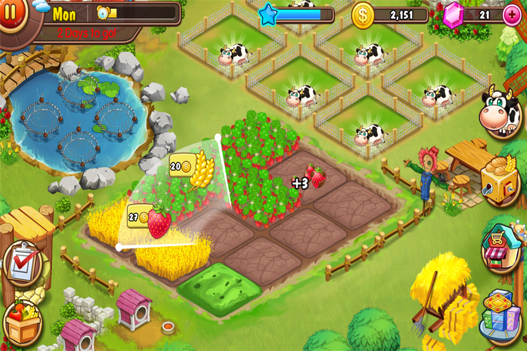 模式农场游戏-种植、养殖、经营，打造你的梦幻农场