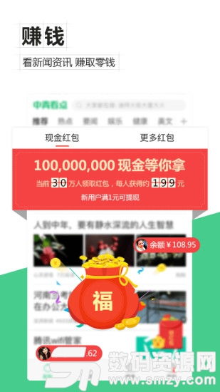 中青看点极速版赚钱版下载,中青看点极速版赚钱版下载——轻松赚取现金的资讯阅读平台