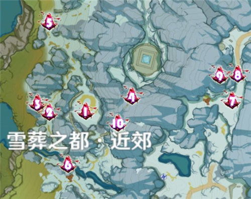 原神绯红玉髓位置,雪山秘境中的珍贵资源