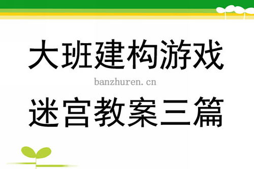 大班迷宫游戏玩法,培养观察力与创造力的益智之旅