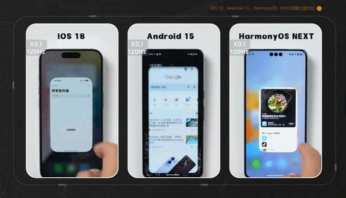 安卓苹果鸿蒙系统的区别,三大移动操作系统的核心差异解析